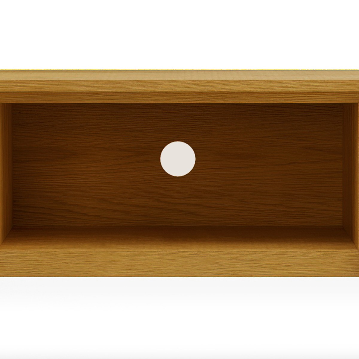 Lowry  72" Wide Modern Industrial TV Media Stand in Oak For TVs up to 80 inches