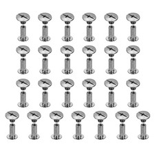 25set Phillips Chicago Screw M5x12mm Binding Post Screw, Gunmetal