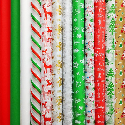 100 Pcs Christmas Tissue Paper for Gift Bags 20'' x 20'', AORZIT Christmas Wrappin