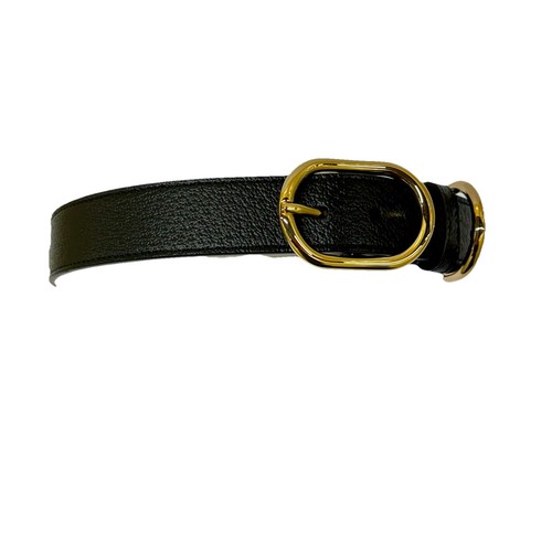 Gucci Leder Haustier Halsband für Hund oder Katze Demetra Style 695256 Schwarz Größe XL - Bild 9 von 16