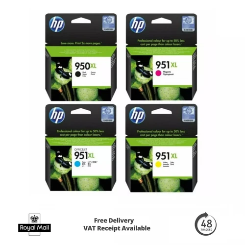 HP 950XL / 951XL New CMYK Ink Cartridges for HP Officejet Pro 8615 e-AIO LOT