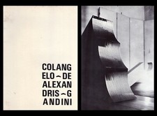 Catalogo mostra Angelo Colangelo - Sandro De-Alexandris - Marcolino Gandini. 