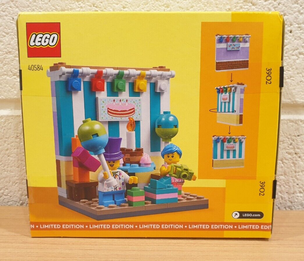 LEGO Limited Edition Birthday Diorama Set 40584 Minor Box Dent | eBay