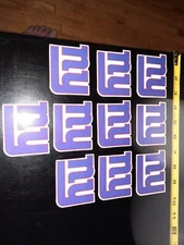 Lot of 10 New York Giants NFL Football Decal Sticker Team Logo
