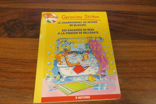 GERONIMO STILTON  - LE CHAMPIONNAT DU MONDE DE BLAGUES + VACANCES DE REVE  - Imagen 1 de 2