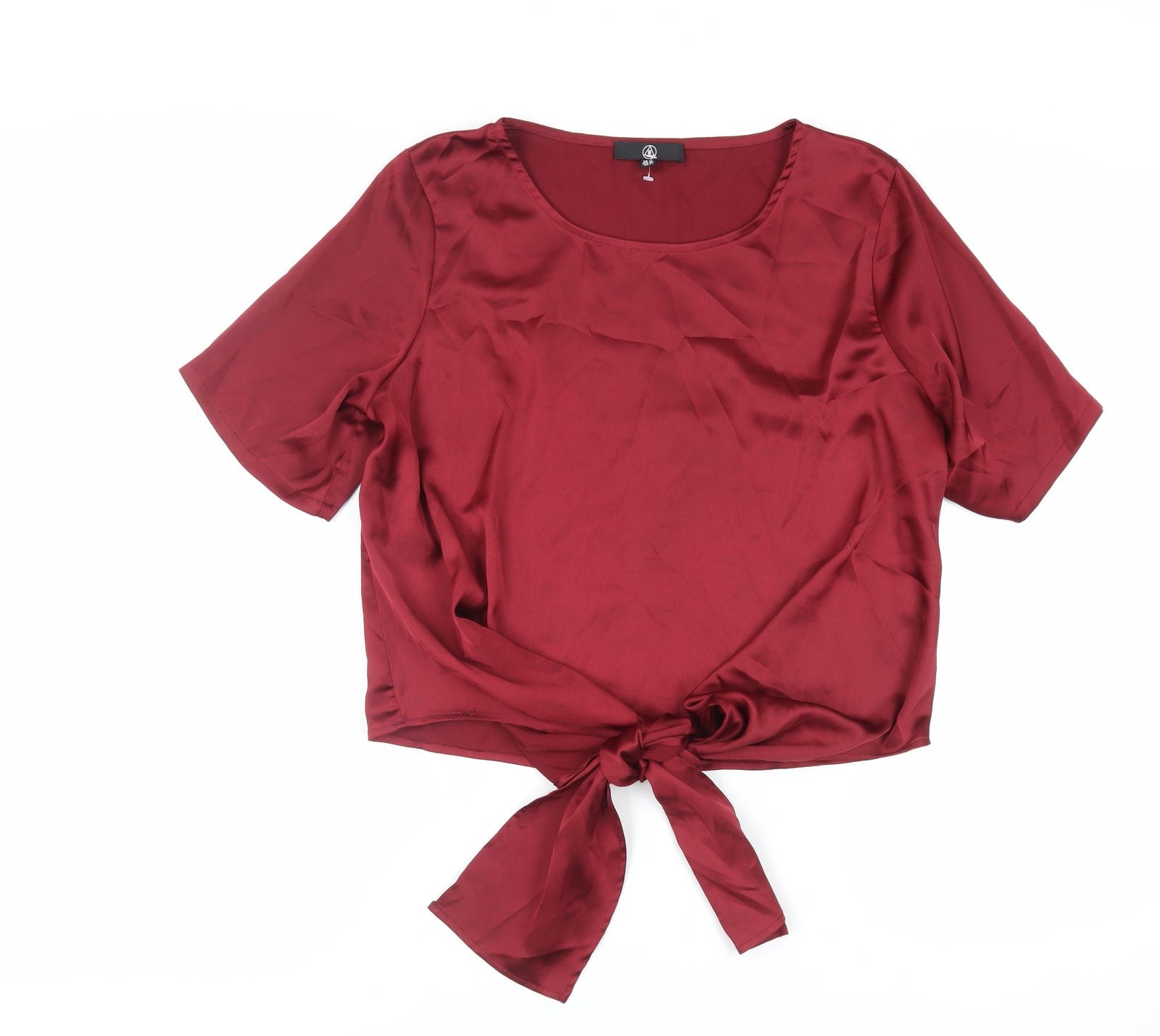 Missguided Womens Red Polyester Basic Blouse Size… - image 1