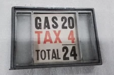 Vintage Visible Gas Pump Price Display
