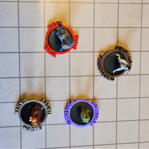 Condition Ring Markers / Trackers for Dungeons and Dragons. DND DM. Custom gift - Picture 4 of 4