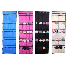 US 1 Pack 20 Pocket Over the Door Shoe Organizer Rack Hanging Storage Hanger