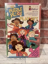 Colorforms Play Set Puzzle Place Baseball Hulahoop 1995 Sealed