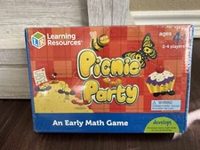 SEALED Learning Resources Picnic Party An Early Math Game NEW Ages 4+