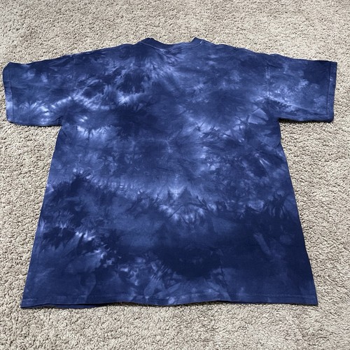 VTG The Mountain Shirt Men Large Purple TieDye Rearing Stallion Wild Horses 2004 - Picture 5 of 7