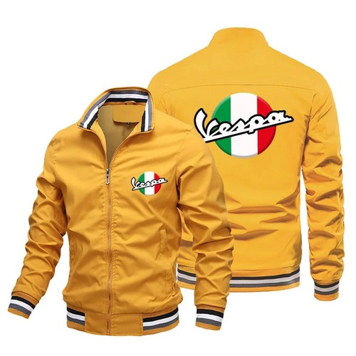 Giacca sportiva leggera con logo vespa - Foto 5 di 41