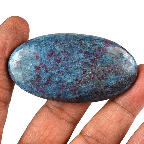 Cyanite (disthène) Du Népal En Cabochon Ovale - 9,28 Carats - Naturelle Sans Traitement - Bleu Transparent