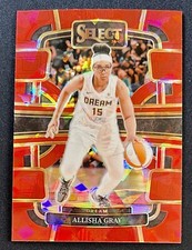 Allisha Gray 2023-24 Panini Select WNBA RED ICE PRIZM CONCOURSE #51 DREAM