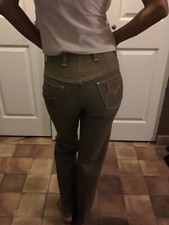 Vintage Maverick Brown Denim Jeans 24 Pants 1970 Retro