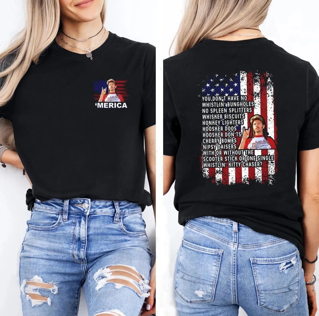 Joe Dirt Merica July 4th T-Shirt, Independence Day Shirt