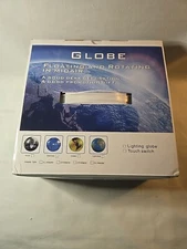 Golden Globe Floating and Rotating in Mid Air Desk Decor 