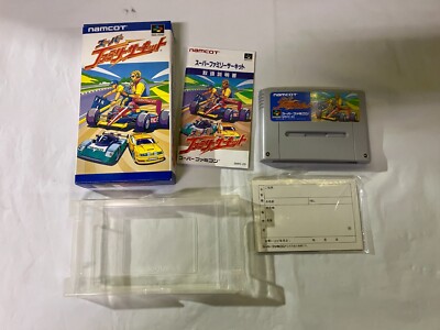 SUPER FAMILY CIRCUIT Nintendo Super Famicom SFC W/Box Tested Japan
