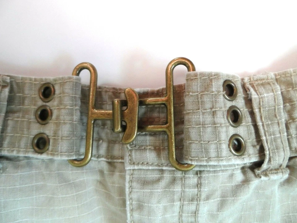 Skort feminino Xhilaration, cáqui, cintura elástica, tamanho: S (po) - Imagem 3 de 4