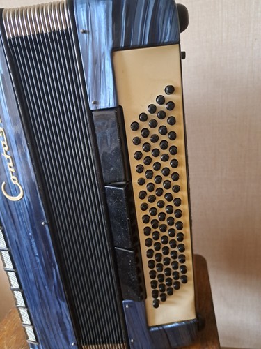 Deutsches Vintage Klavier Accodion Contasina 80 Bass mit Koffer - Bild 2 von 24