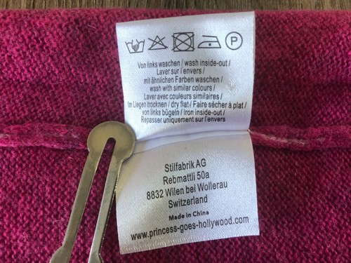 Princess Goes Hollywood Top Wool Pink Women Size 36 - Picture 11 of 12