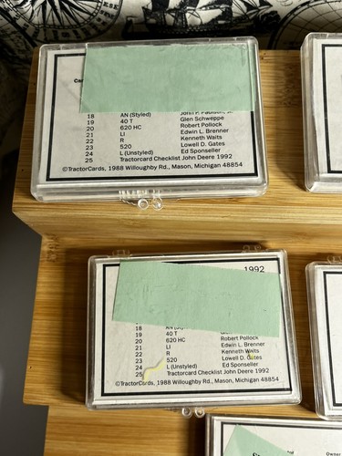 1992 25 card Lot John Deere Tractors Used Pre Owned - Picture 7 of 11