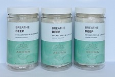 NEW BATH  BODY WORKS BREATHE DEEP EUCALYPTUS LAVENDER SHOWER STEAMERS -LOT OF 3