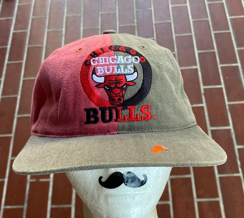 Vintage Chicago Bulls Twins Mütze verstellbar Schnalle 2-farbig NBA - Bild 1 von 10