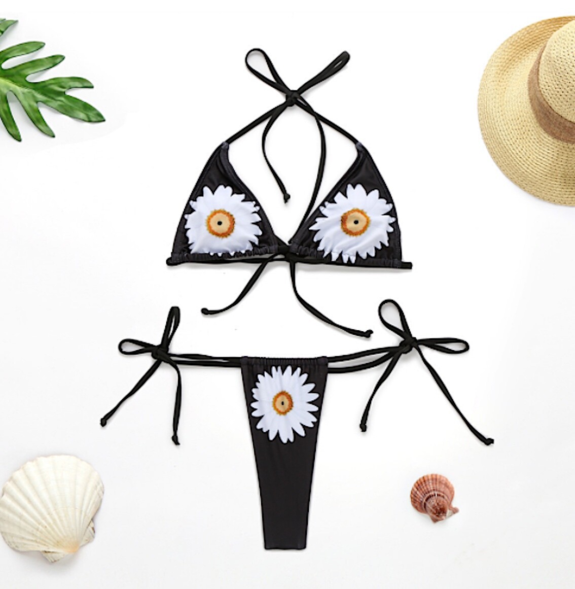 Image 2 - Ensemble Bikini Brésilien Triangle Margherita Femme Maillot de bain 2 pièces 550140