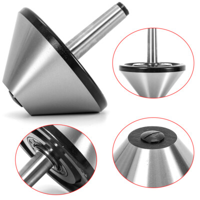 6'' MT3 Bull Nose Live Center Taper #3 for Lathe, 150mm Diameter, 75°
