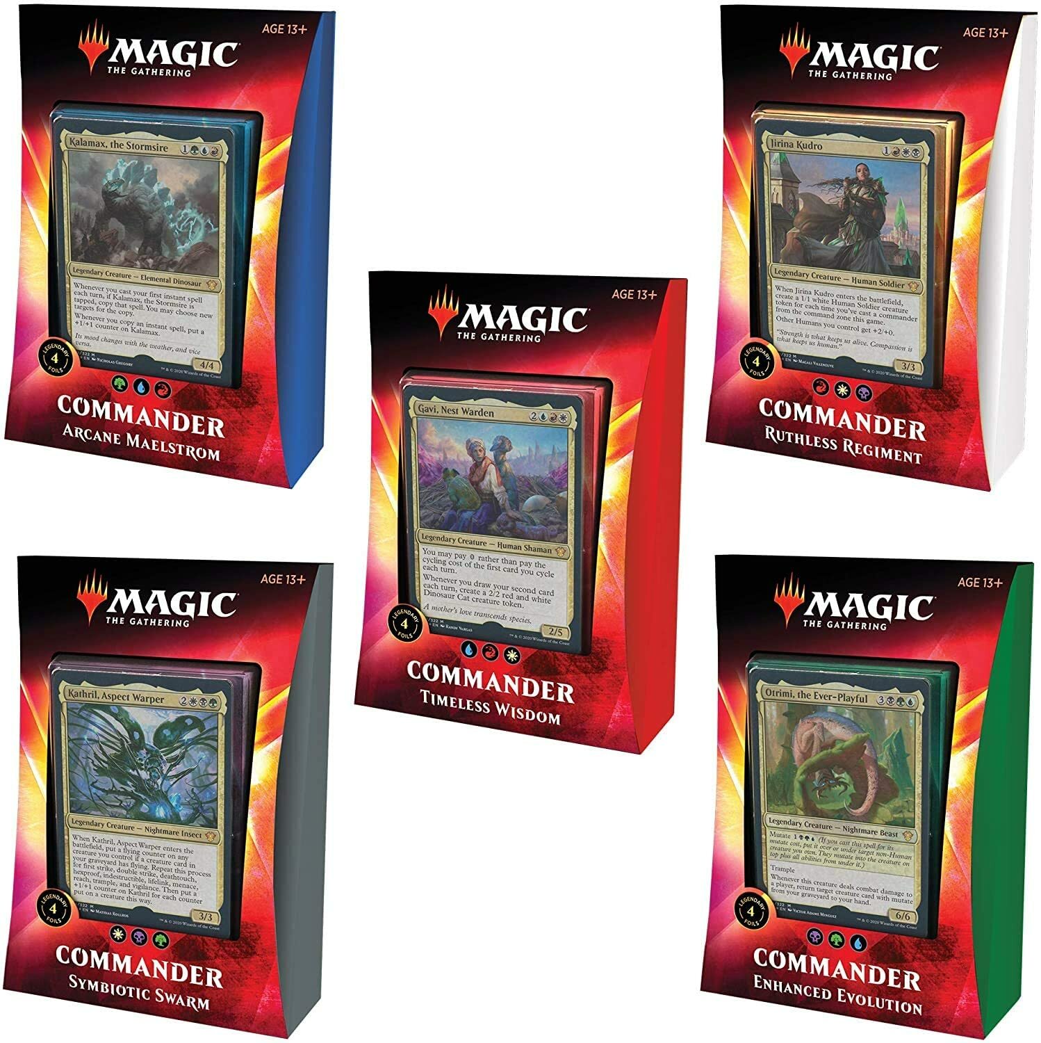 MTG Commander 2020 Oversized Cards & Packaging Set - NO REGULAR CARDS/TOKENS!  | eBay