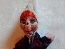 Alte Dresdner Künstlerpuppe / Handpuppe - HEXE