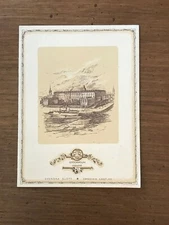 1937 MS Kungsholm Third Class Supper Menu - Swedish American Line