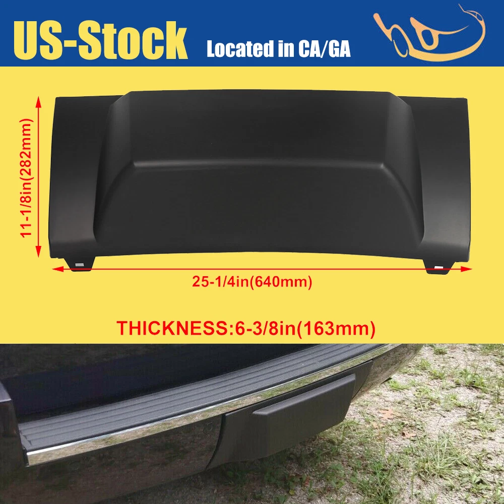 Rear Bumper Tow Hitch Cover For 07 14 Chevy Tahoe GMC Yukon