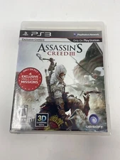Assassin’s Creed III 3 CIB W/ Manual PS3 Sony Playstation 3 M5