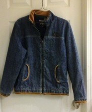 Vntg Naiandi jean jacket, sz XXL Youth Unisex extra thick, Demin, Pockets, EUC