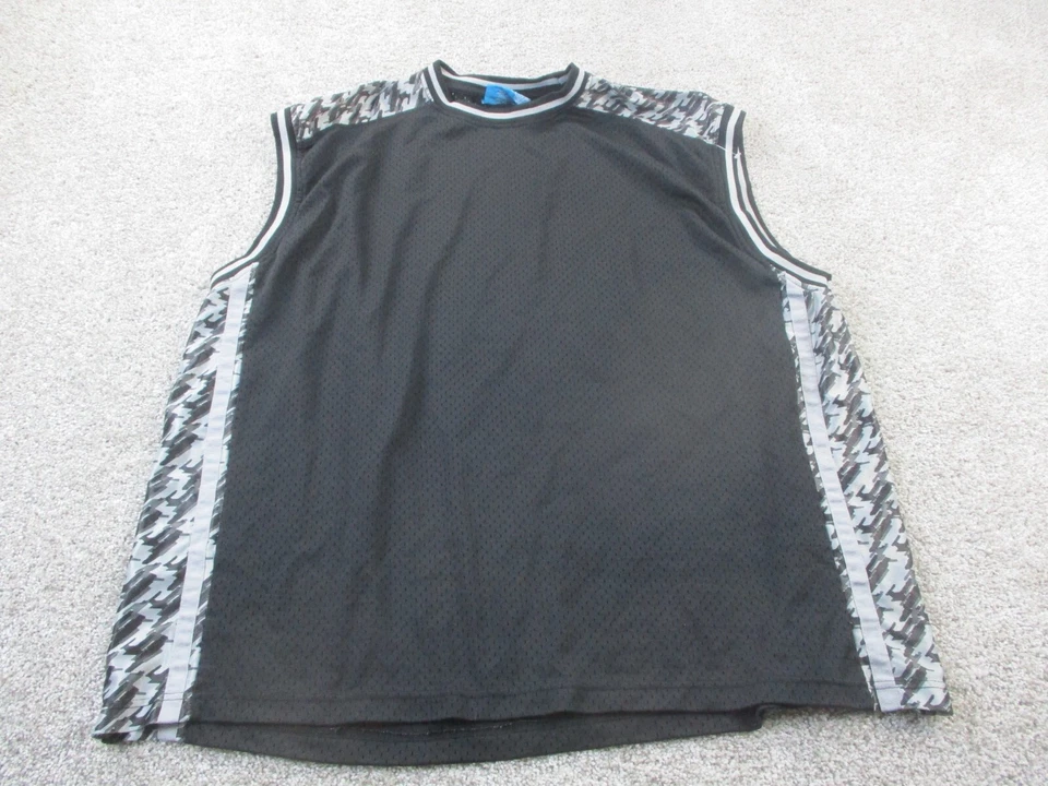 Vintage 90s GB Design Lab Jumpsuit Basketball Mens XXXL Black Baggy Hip Hop EUC - Image 2 of 4
