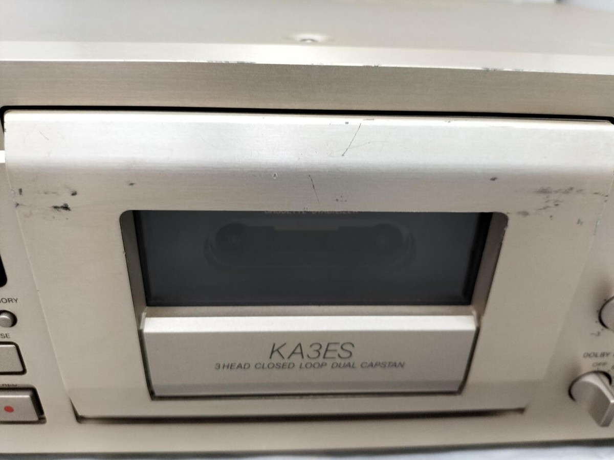 SONY TC-KA3ES Stereo Cassette Deck Player Silver Good | eBay