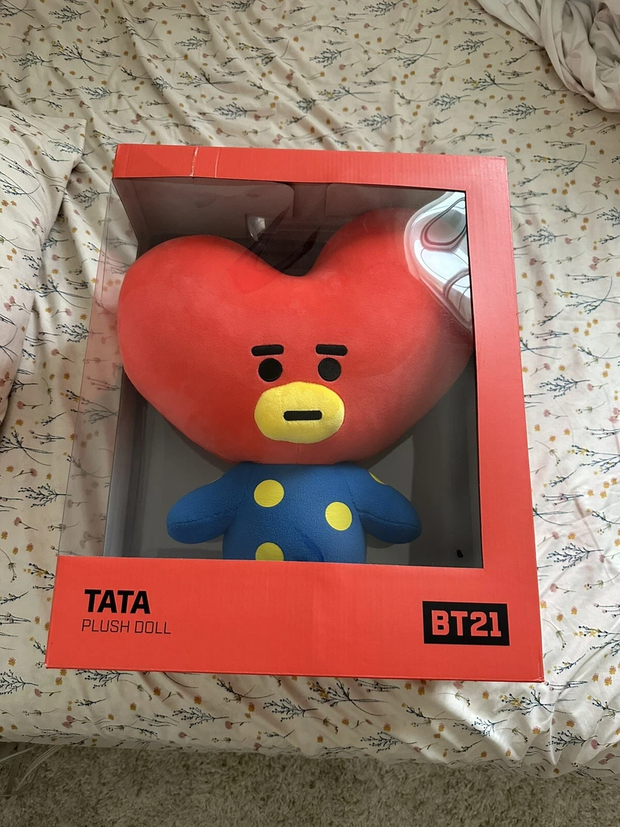 Authentic BT21 BTS Tata (Jumbo size) standing doll plush | eBay