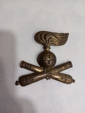 Fregio casco coloniale Artiglieria mod 34  REGIO ESERCITO 2WW