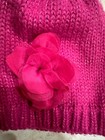 The Children’s Place Baby Girl Pink Floral Crochet Hat 12-24M — photo 3