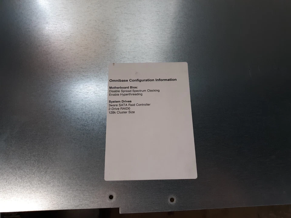 Kasenna Omnibase Media Server Intel Pentium4 Kensington 512MB RAM NO HDD w/ Cord - Image 4 of 4