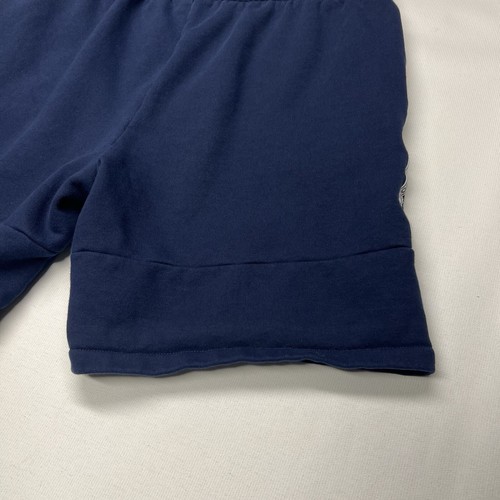 Lacoste Sweat Shorts Mens XL Blue Stripe Letter Logo Navy Jogger Drawstring Navy - Picture 11 of 19