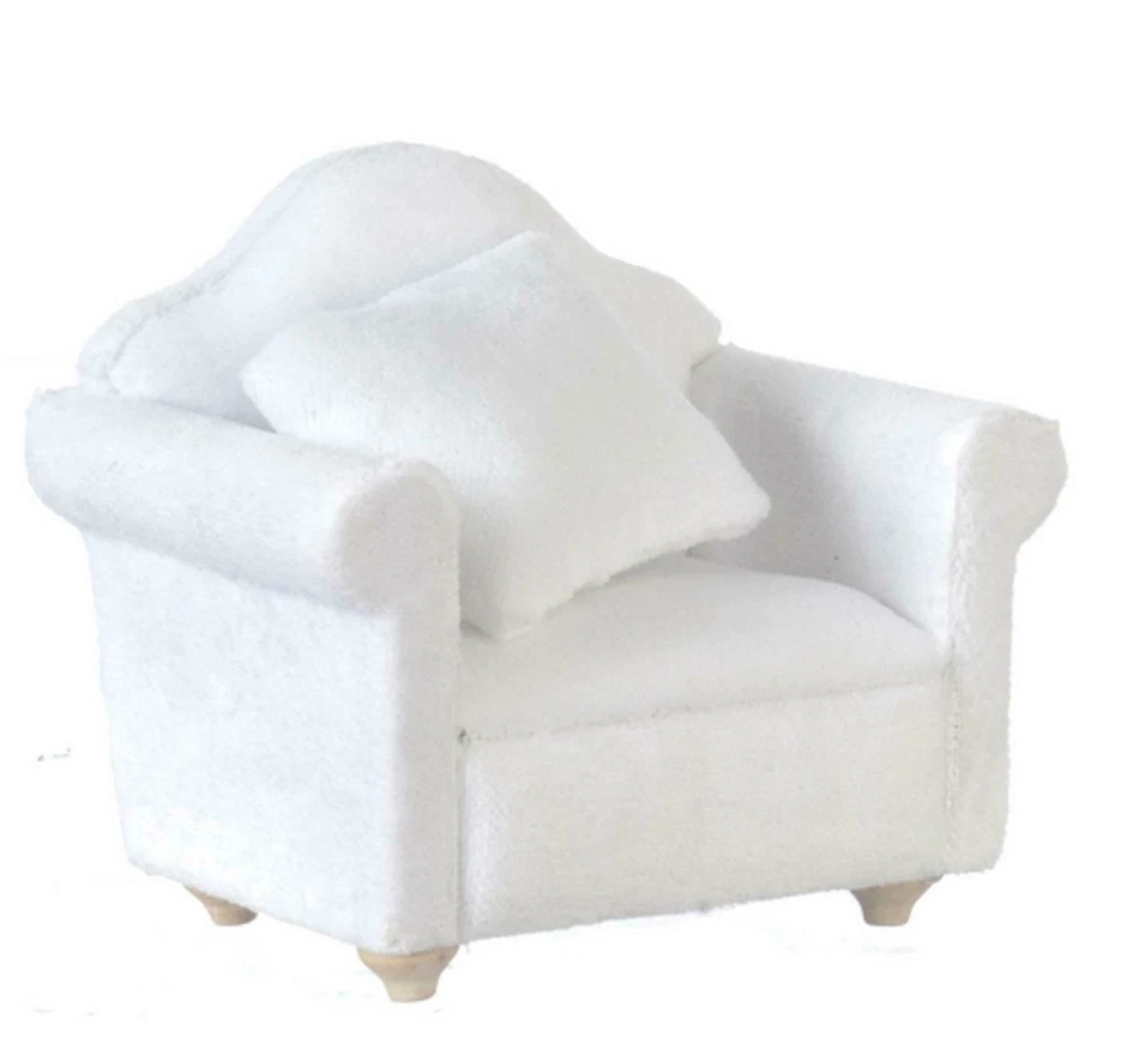 Poltrona JBM Chippendale Nera – Miniatura Casa Delle Bambole – Scala 1:12 – Nuova