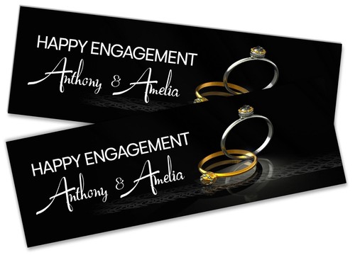 Personalised Engagement Banners Adults Party Decoration Gift idea 272 - Picture 4 of 11