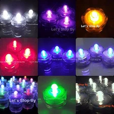 12 Pack LED Submersible Waterproof Wedding Floral Decoration Tea Vase light