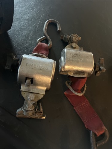 2er Set Sure-Lok Rollstuhl Van Bus Spanngurt Mobilitätsgurt - Bild 1 von 8