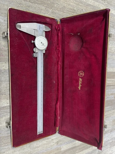MITUTOYO 11.5 Inch DIAL CALIPER NO 505-627 w/ CASE