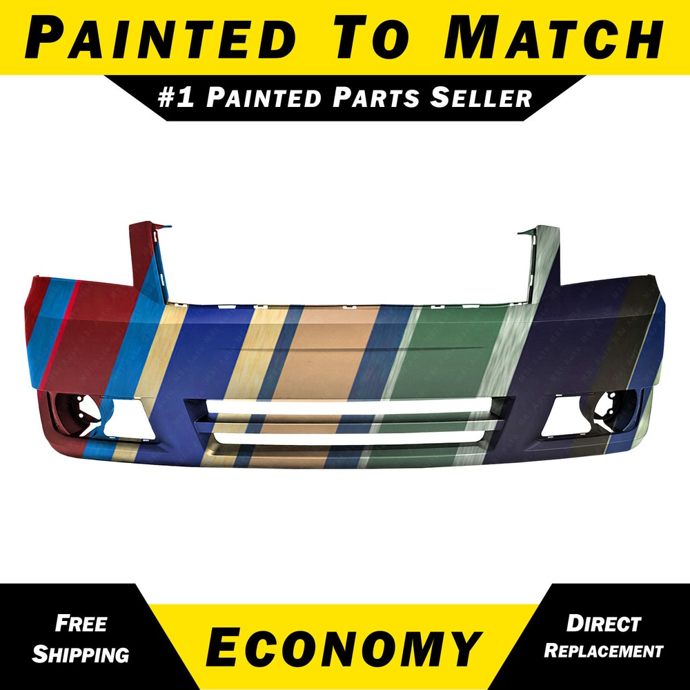 2008-2010 Dodge Caravan Painted Front Bumper Cover Fascia Replacement